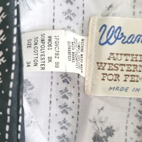 western wrangler vintage shirt - Picture 4 of 5